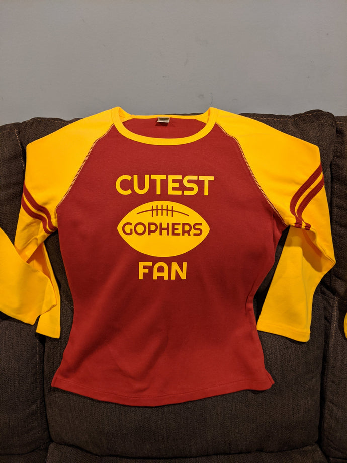Cutest Gophers Fan youth girl shirt