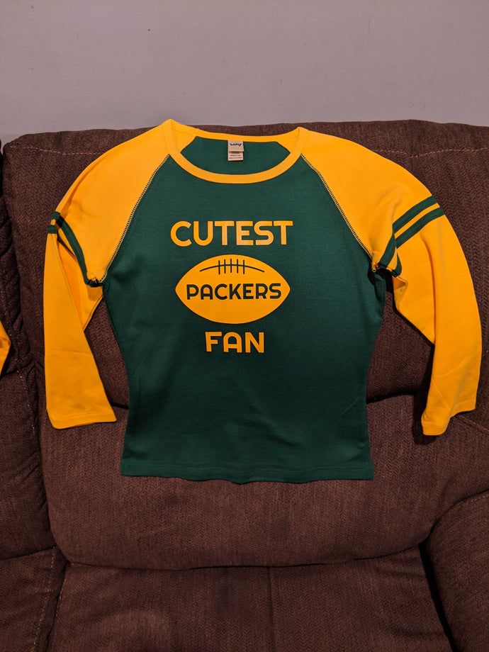 Cutest Packers Fan youth girl shirt