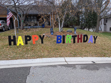 Load image into Gallery viewer, Happy Birthday Lawn Letters
