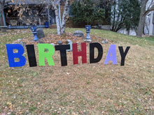 Load image into Gallery viewer, Happy Birthday Lawn Letters
