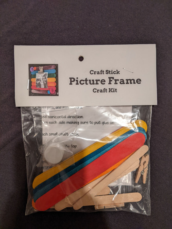 Craft Stick Picture Frame craft kit