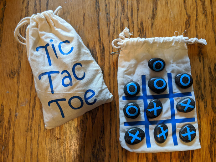 Tic Tac Toe Bags- Black Rocks