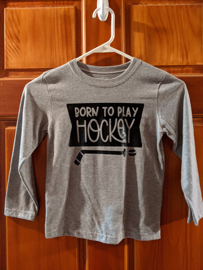 Born to Play Hockey youth shirt