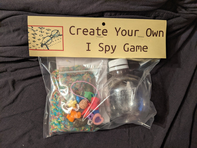 I Spy bottle craft kit