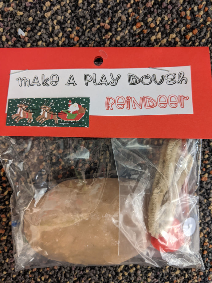 Make a play dough Reindeer